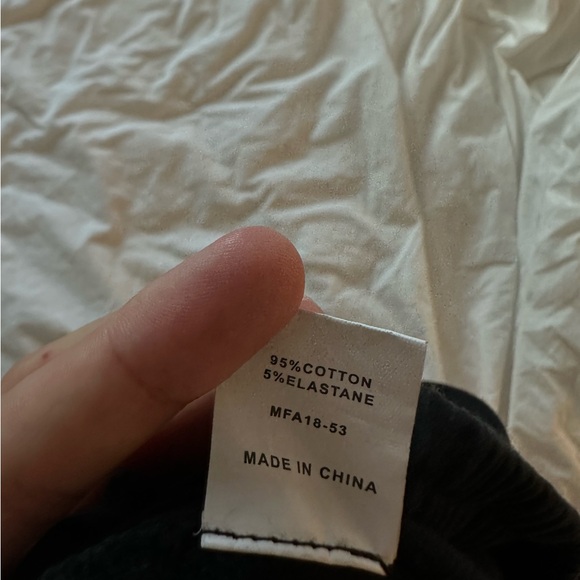 Meshki Black Joggers. 95% Cotton - Picture 2 of 4